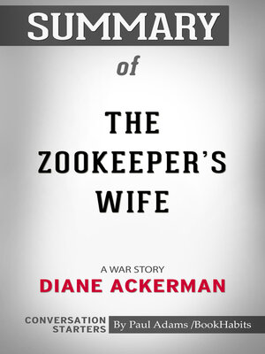 cover image of Summary of the Zookeeper's Wife